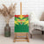 Senegal Rugby Canvas Wall Art Lion With Coat Of Arms - African Pattern