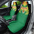 Senegal Rugby Car Seat Cover Lion With Coat Of Arms - African Pattern