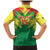 Senegal Rugby Custom Family Matching Mermaid Dress and Hawaiian Shirt Lion With Coat Of Arms - African Pattern