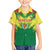 Senegal Rugby Custom Family Matching Off The Shoulder Long Sleeve Dress and Hawaiian Shirt Lion With Coat Of Arms - African Pattern
