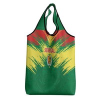 Senegal Rugby Grocery Bag Lion With Coat Of Arms - African Pattern