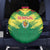 Senegal Rugby Spare Tire Cover Lion With Coat Of Arms - African Pattern