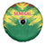 Senegal Rugby Spare Tire Cover Lion With Coat Of Arms - African Pattern