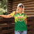 Senegal Rugby Custom Women Polo Shirt Lion With Coat Of Arms - African Pattern
