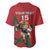 Morocco Rugby Custom Baseball Jersey Lion Mascot Green Star