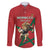Morocco Rugby Custom Family Matching Puletasi and Hawaiian Shirt Lion Mascot Green Star