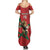 Morocco Rugby Custom Family Matching Summer Maxi Dress and Hawaiian Shirt Lion Mascot Green Star