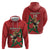 Morocco Rugby Custom Hoodie Lion Mascot Green Star