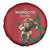 Morocco Rugby Custom Spare Tire Cover Lion Mascot Green Star