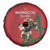 Morocco Rugby Custom Spare Tire Cover Lion Mascot Green Star