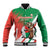 Madagascar Rugby Custom Baseball Jacket Go Les Makis - Wonder Print Shop