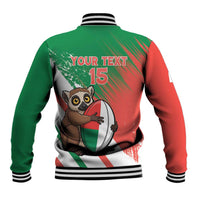 Madagascar Rugby Custom Baseball Jacket Go Les Makis - Wonder Print Shop