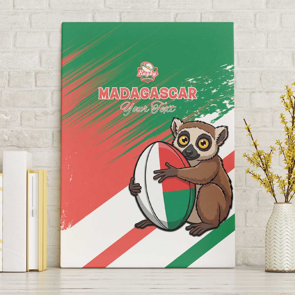 Madagascar Rugby Custom Canvas Wall Art Go Les Makis - Wonder Print Shop