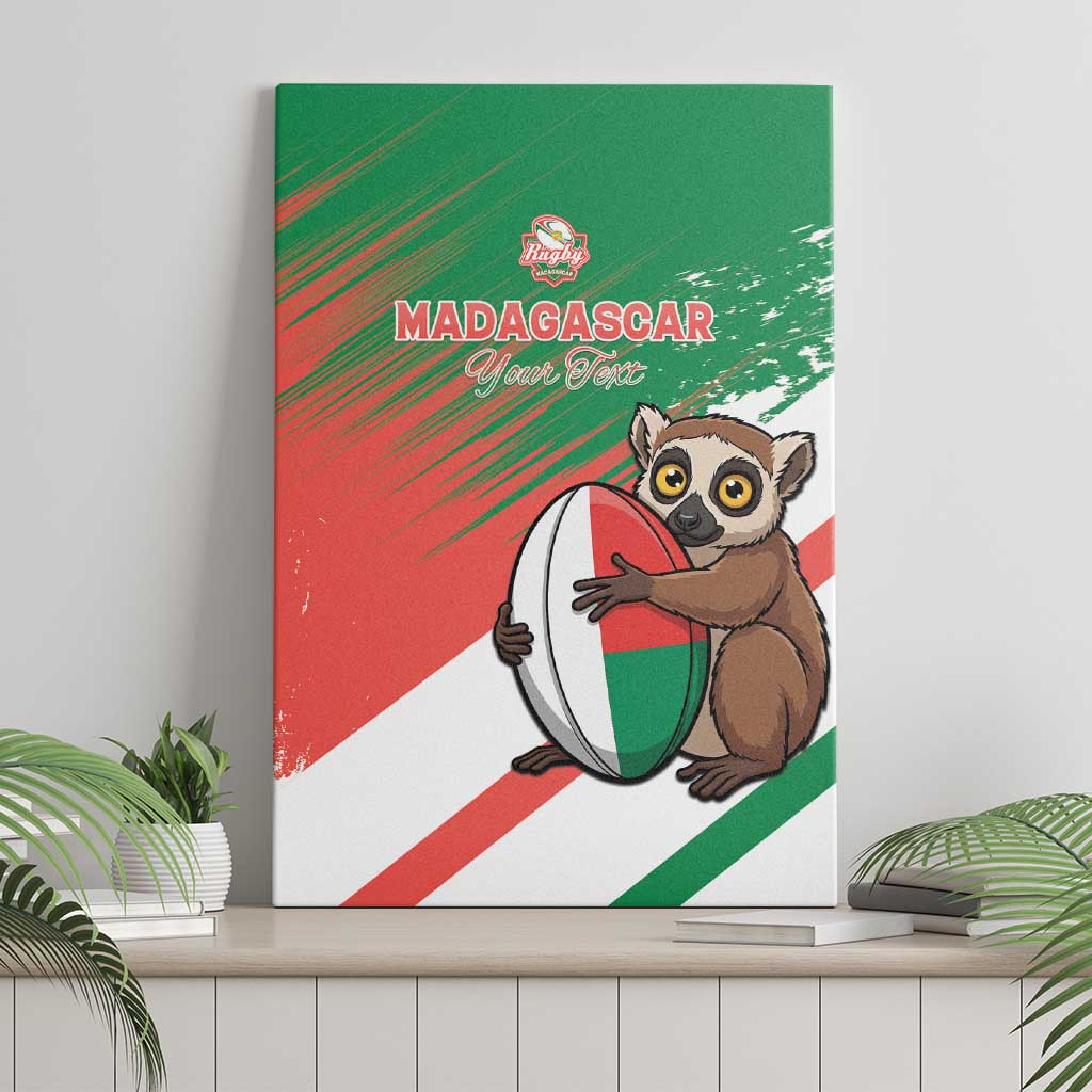 Madagascar Rugby Custom Canvas Wall Art Go Les Makis - Wonder Print Shop