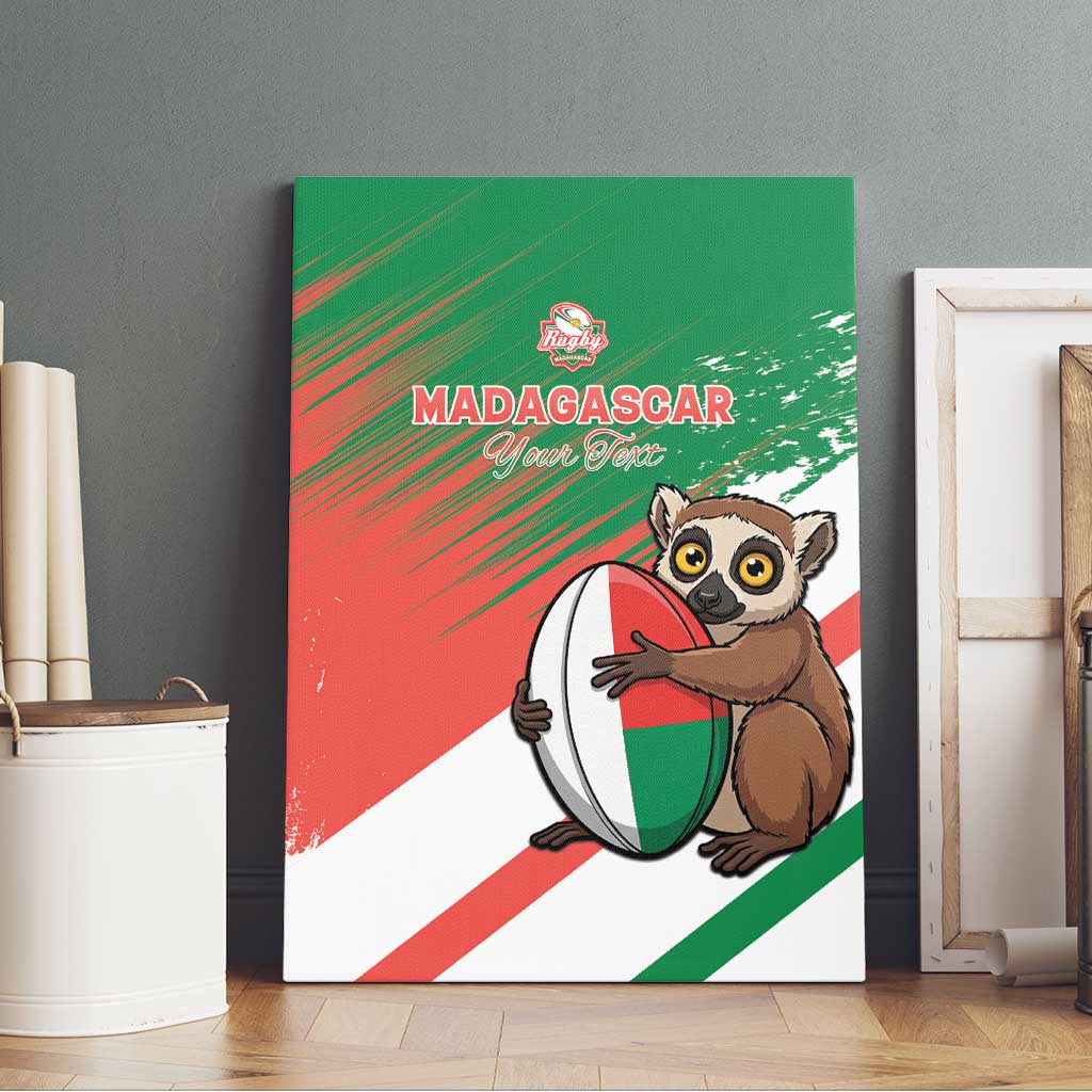 Madagascar Rugby Custom Canvas Wall Art Go Les Makis - Wonder Print Shop