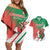 Madagascar Rugby Custom Couples Matching Off Shoulder Short Dress and Hawaiian Shirt Go Les Makis - Wonder Print Shop