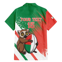 Madagascar Rugby Custom Family Matching Mermaid Dress and Hawaiian Shirt Go Les Makis - Wonder Print Shop