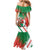 Madagascar Rugby Custom Family Matching Mermaid Dress and Hawaiian Shirt Go Les Makis - Wonder Print Shop
