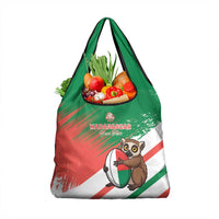 Madagascar Rugby Custom Grocery Bag Go Les Makis - Wonder Print Shop