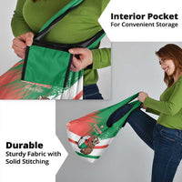 Madagascar Rugby Custom Grocery Bag Go Les Makis - Wonder Print Shop