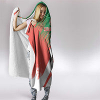 Madagascar Rugby Custom Hooded Blanket Go Les Makis - Wonder Print Shop