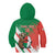 Madagascar Rugby Custom Kid Hoodie Go Les Makis - Wonder Print Shop