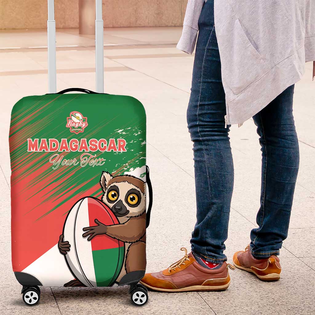 Madagascar Rugby Custom Luggage Cover Go Les Makis - Wonder Print Shop