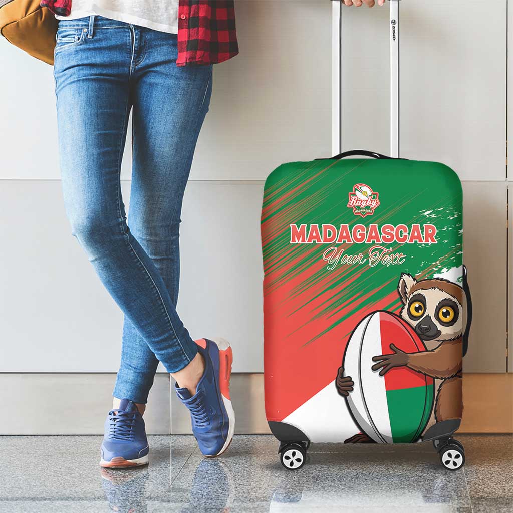 Madagascar Rugby Custom Luggage Cover Go Les Makis - Wonder Print Shop