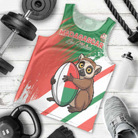 Madagascar Rugby Custom Men Tank Top Go Les Makis - Wonder Print Shop