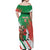 Madagascar Rugby Custom Off Shoulder Maxi Dress Go Les Makis - Wonder Print Shop
