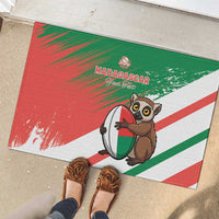 Madagascar Rugby Custom Rubber Doormat Go Les Makis - Wonder Print Shop