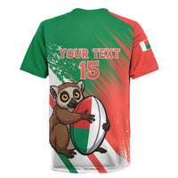 Madagascar Rugby Custom Rugby Jersey Go Les Makis - Wonder Print Shop