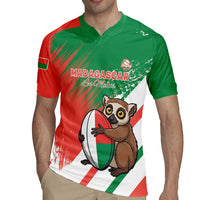 Madagascar Rugby Custom Rugby Jersey Go Les Makis - Wonder Print Shop
