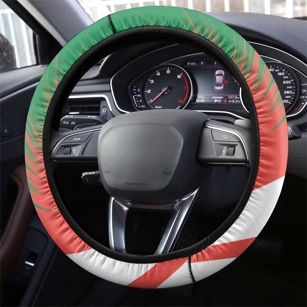 Madagascar Rugby Steering Wheel Cover Go Les Makis - Wonder Print Shop
