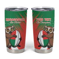 Madagascar Rugby Custom Tumbler Cup Go Les Makis - Wonder Print Shop