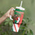 Madagascar Rugby Custom Tumbler With Handle Go Les Makis - Wonder Print Shop