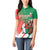 Madagascar Rugby Custom Women Polo Shirt Go Les Makis - Wonder Print Shop