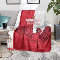 Denmark Football Blanket Red and Whites Scandinavia Pattern - Wonder Print Shop