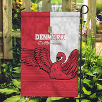 Denmark Football Garden Flag Red and Whites Scandinavia Pattern - Wonder Print Shop