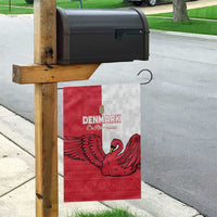 Denmark Football Garden Flag Red and Whites Scandinavia Pattern - Wonder Print Shop