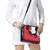 Denmark Football Shoulder Handbag Red and Whites Scandinavia Pattern - Wonder Print Shop