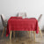 Denmark Football Tablecloth Red and Whites Scandinavia Pattern - Wonder Print Shop
