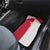 Poland Football Car Mats White-Reds Floral Polish Pattern - Wonder Print Shop