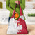 Poland Football Grocery Bag White-Reds Floral Polish Pattern - Wonder Print Shop