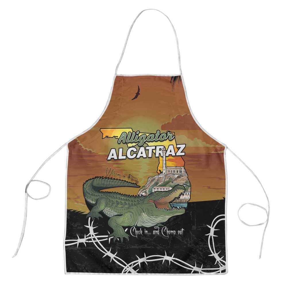 Alligator Alcatraz Apron Prison Florida Everglades - Wonder Print Shop
