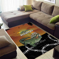 Alligator Alcatraz Area Rug Prison Florida Everglades - Wonder Print Shop