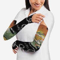 Alligator Alcatraz Arm Sleeves Prison Florida Everglades - Wonder Print Shop