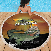 Alligator Alcatraz Beach Blanket Prison Florida Everglades - Wonder Print Shop