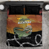 Alligator Alcatraz Bedding Set Prison Florida Everglades - Wonder Print Shop