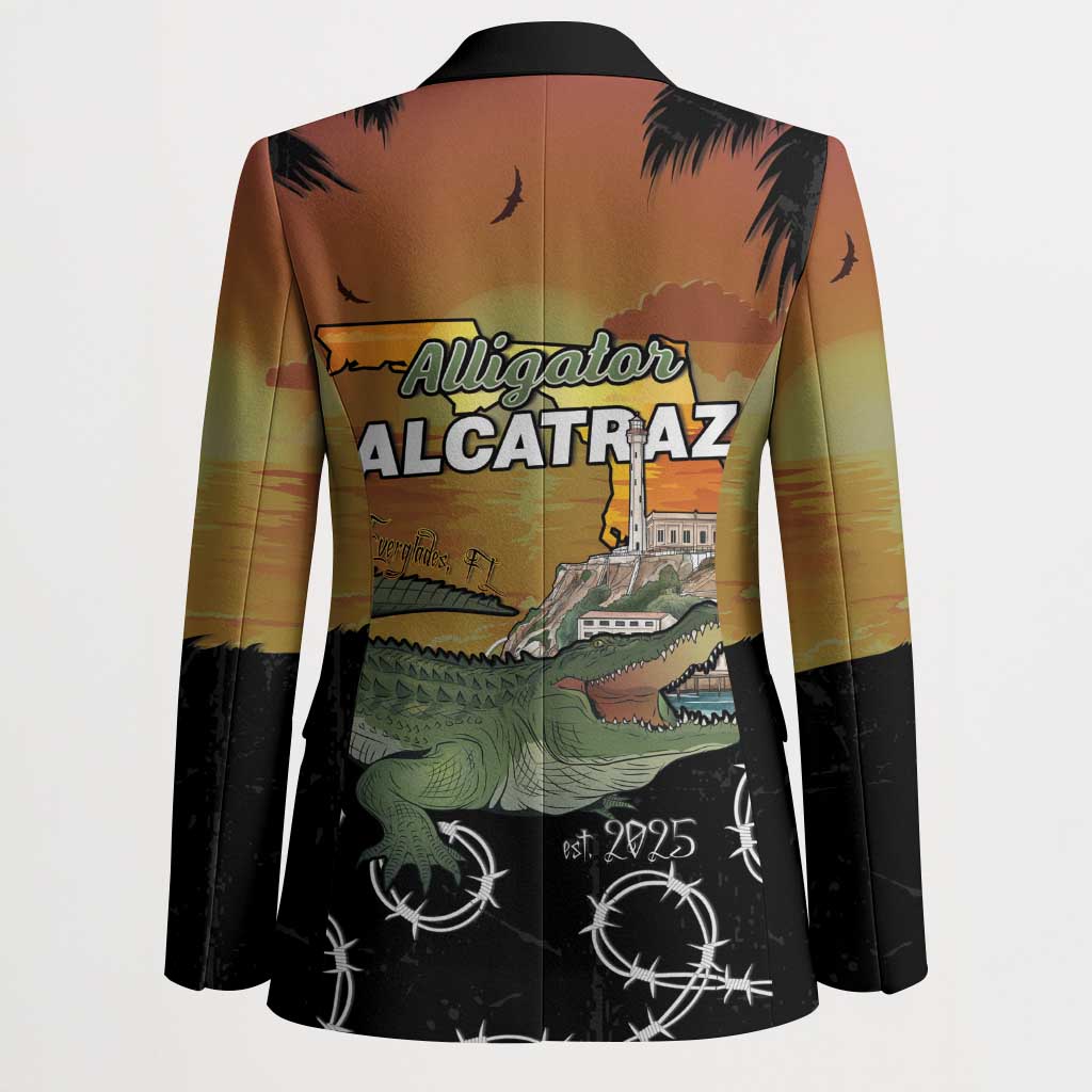 Alligator Alcatraz Blazer Prison Florida Everglades - Wonder Print Shop